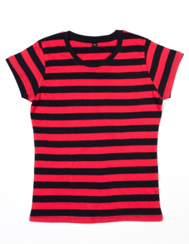 M-M110S-Womens Stripy T